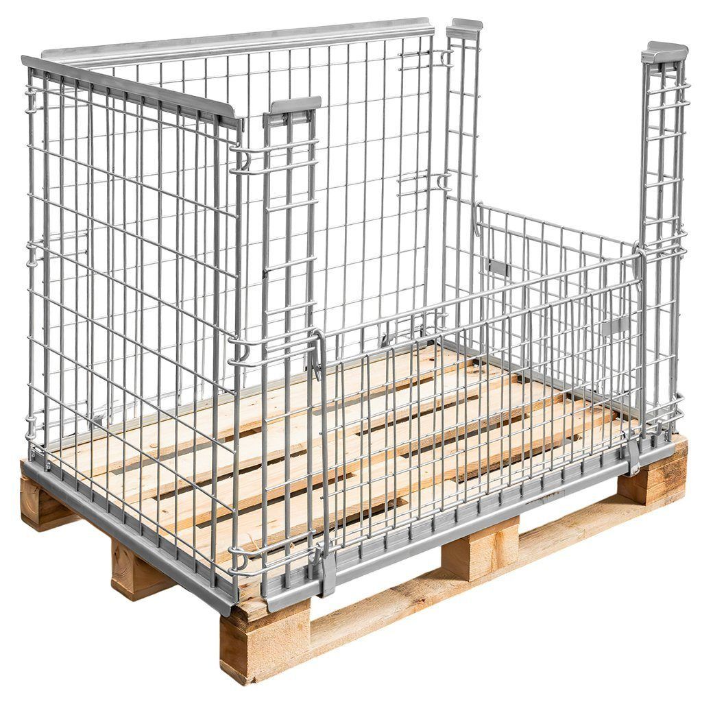 Mega-M 120x80 gitterbox rete pallet apribile 800 kg