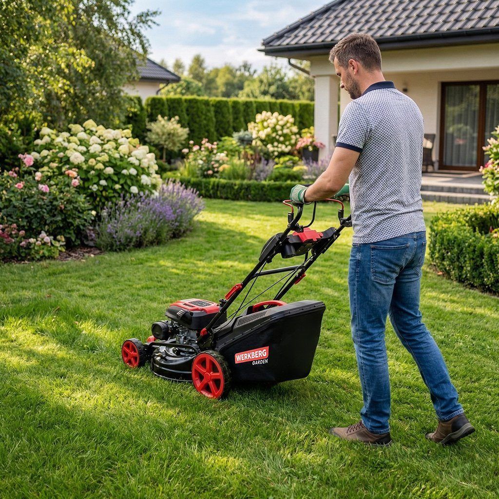 WERKBERG Garden 51 Tosaerba a Scoppio Trazione E-Start