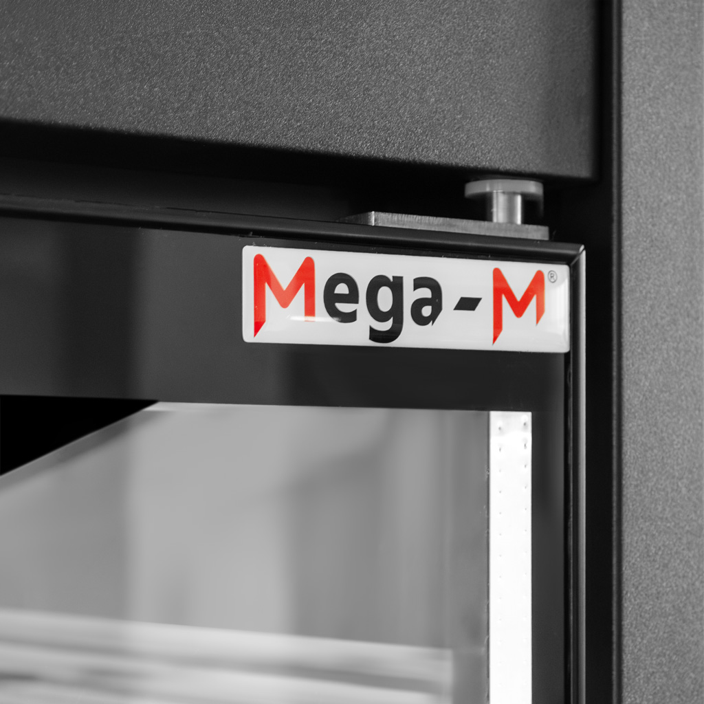Mega-M Hugo Plus RU espositore refrigerato 70 cm nero