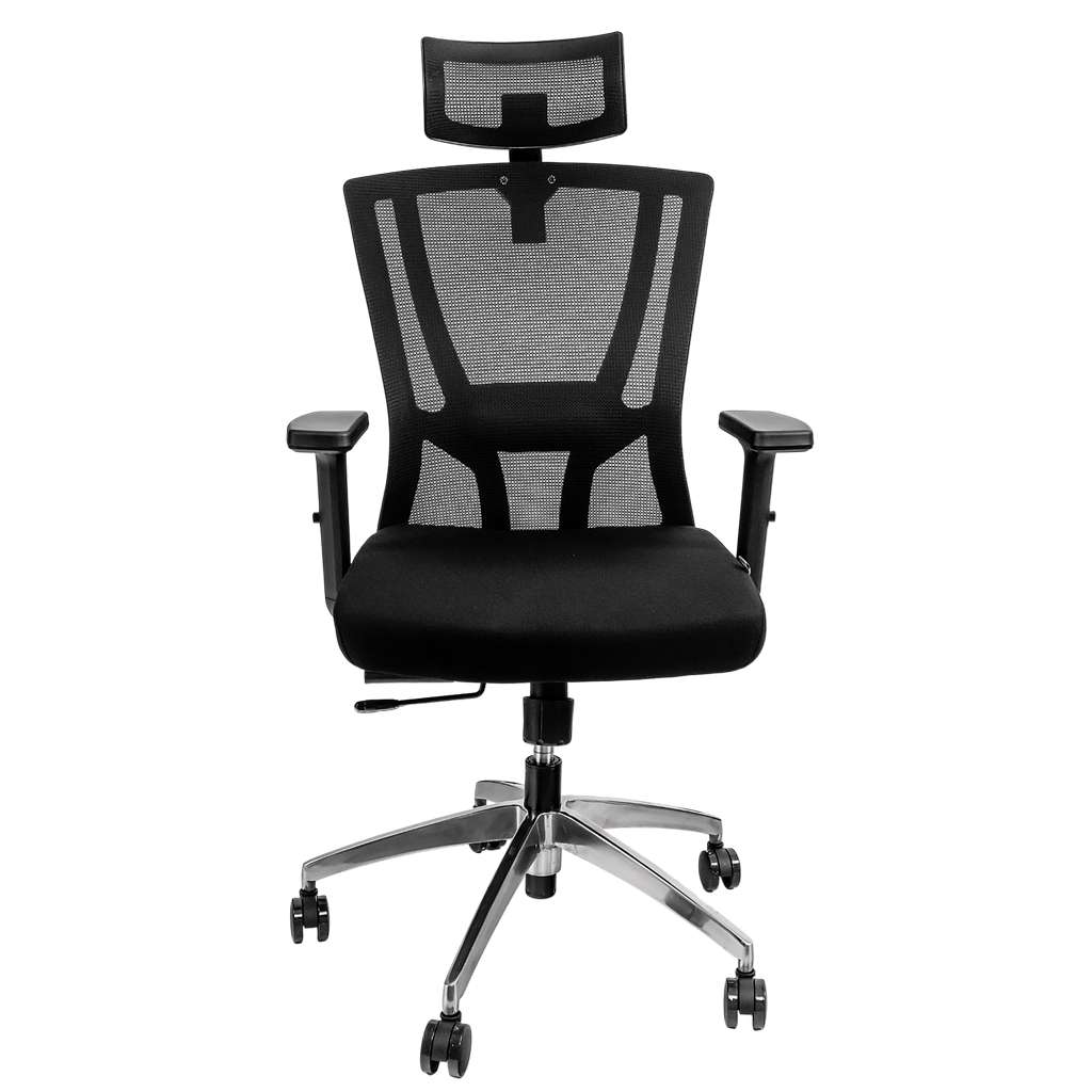 Furvero Zenith BA/A2D/L2D/H2D/S Sedia Ufficio Nera Ergonomica