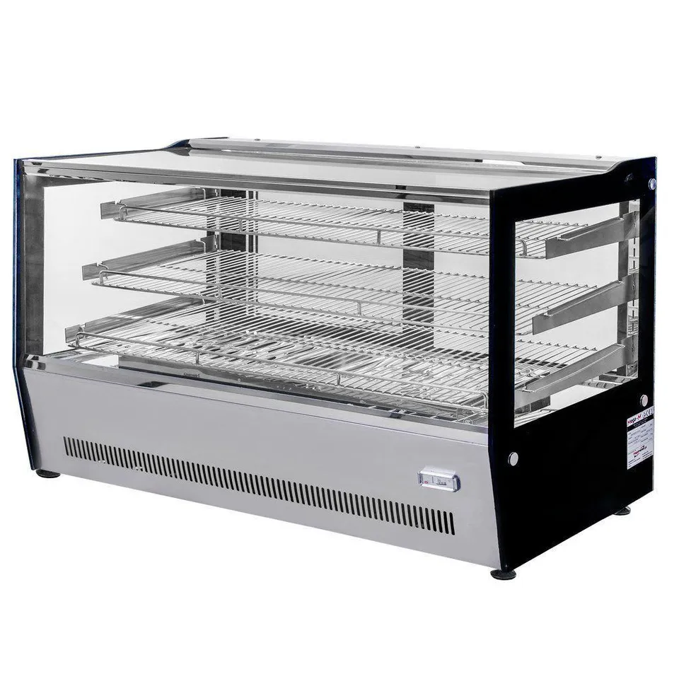 Mega-M Elsa Mini S120 vetrina riscaldata inox da banco