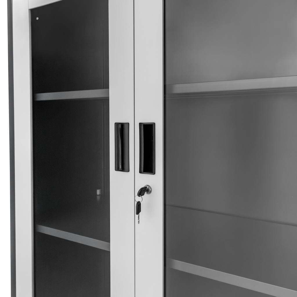 Mega-M Wenus armadio ufficio vetro 90x40x185 cm