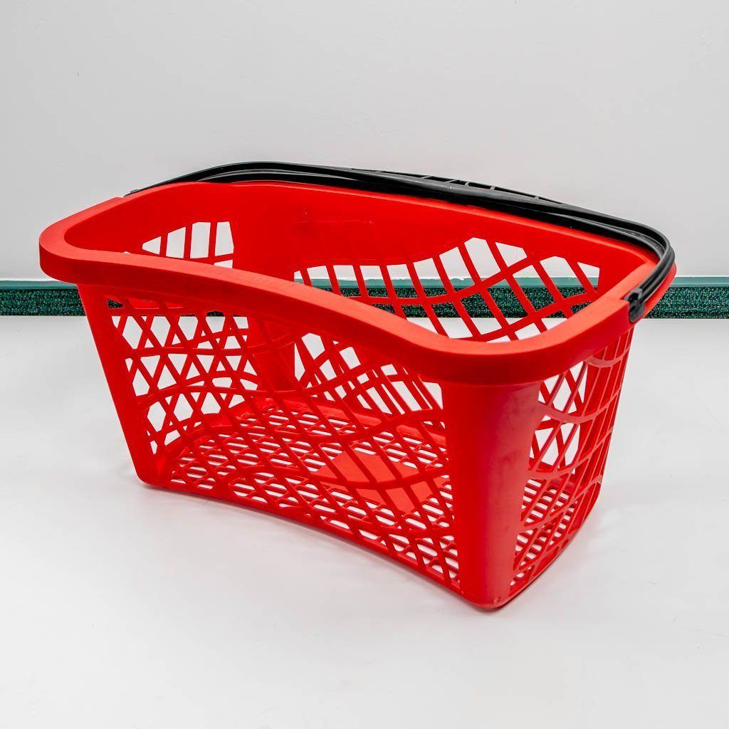 Wanzl GT26 Cestino Spesa Rosso in Plastica Riciclata