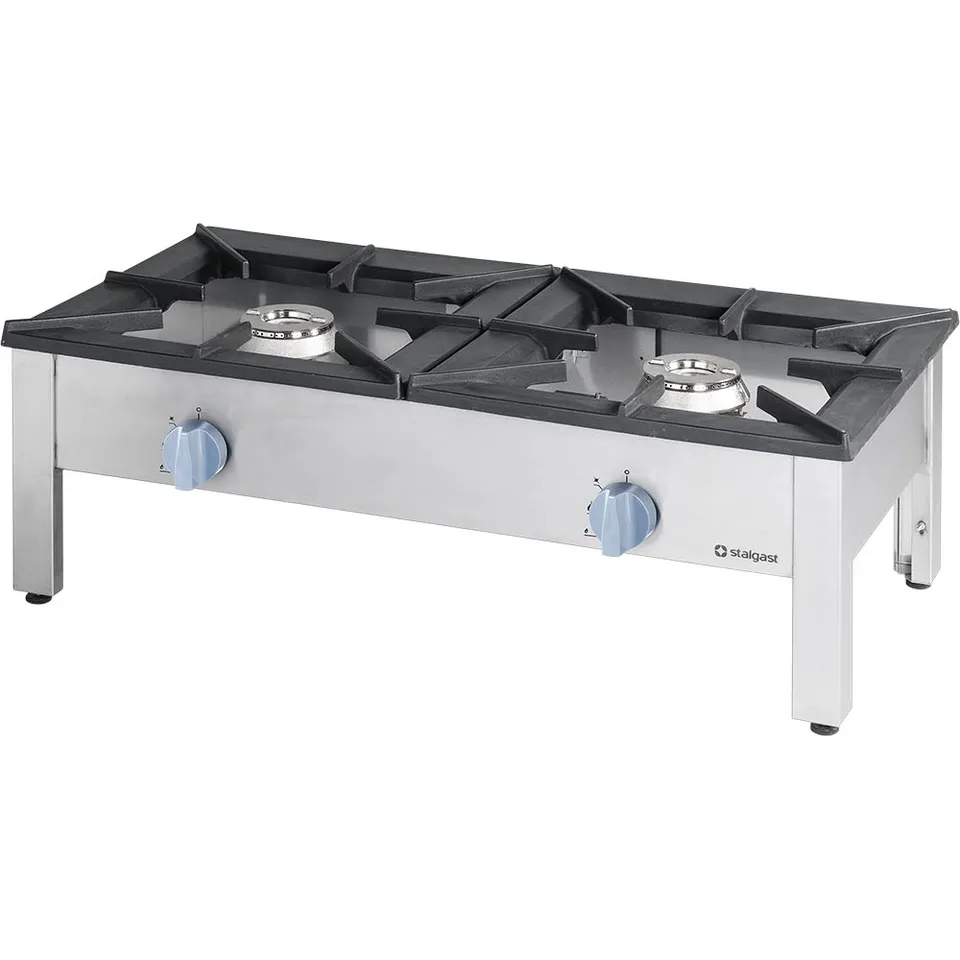 Stalgast 773011 Fornellone a Gas Doppio 2x9kW G20