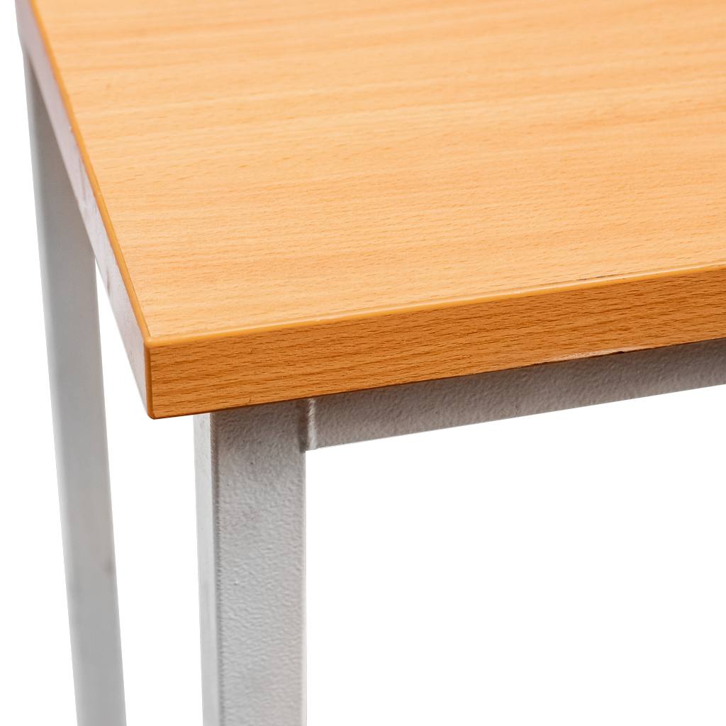 Tavolo mensa 60x50x80 cm piano faggio gambe regolabili