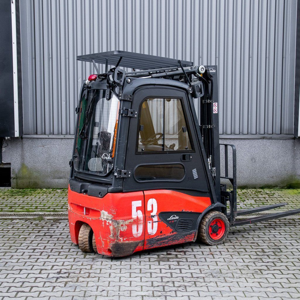 Linde E15 carrello elevatore elettrico 1500 kg sollevamento 464 cm