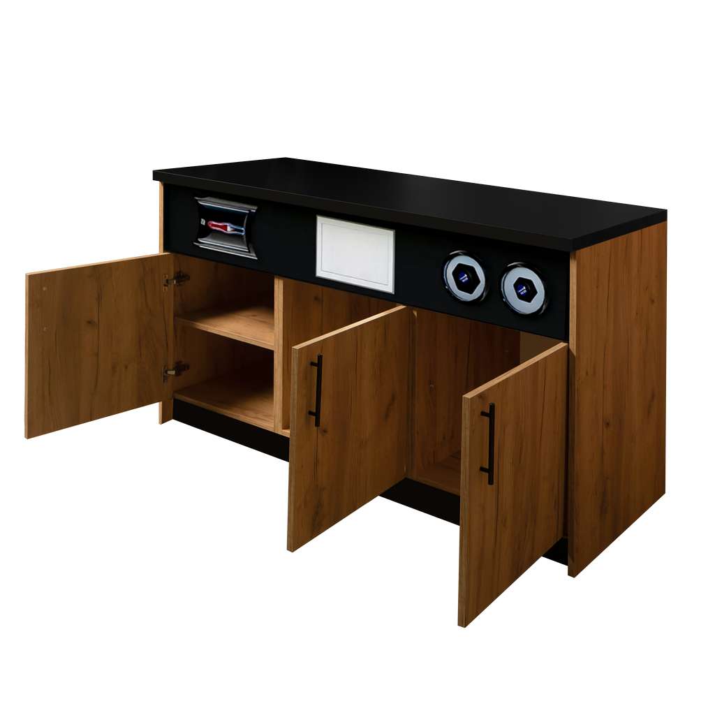 Mega-M mobile macchina caffè 154 cm rovere kraft