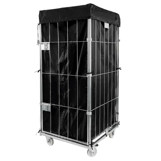 Mega-M Universal roll container a rete zincato con telo 500 kg