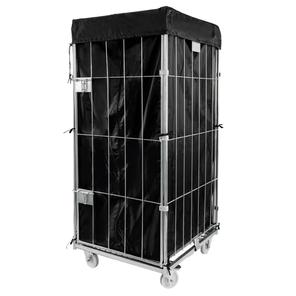 Mega-M Universal roll container a rete zincato con telo 500 kg