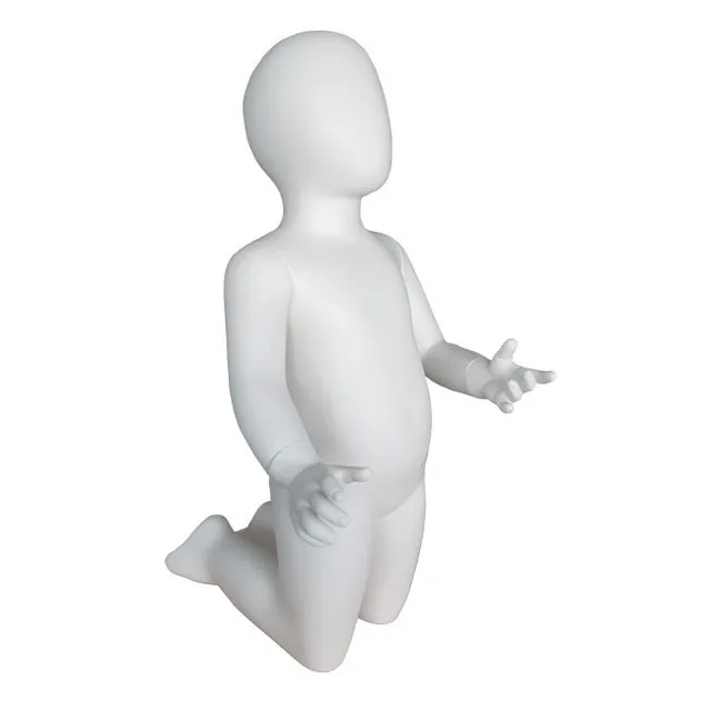 Agosistem Tom manichino infante in ginocchio bianco