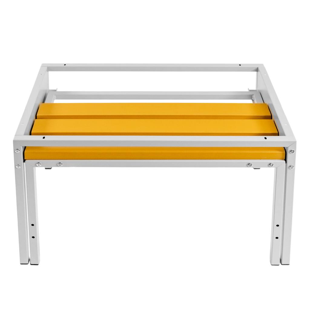 Mega-M base 80x80x43 panca WPC estraibile spogliatoio