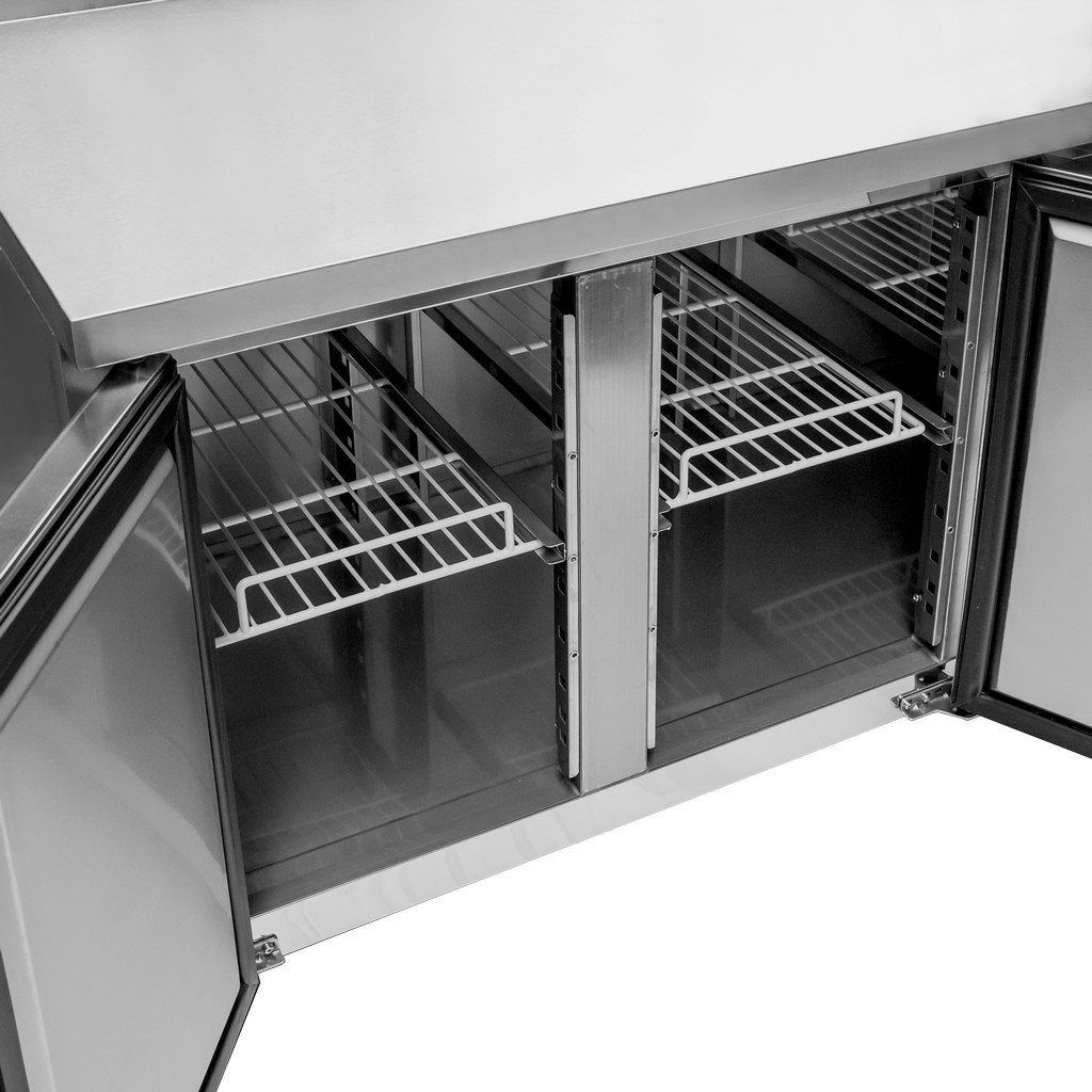 Mega-M STMR/VCH/178/70/R290/R/N tavolo freezer 3 porte -20°C