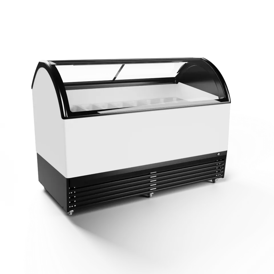 Juka M18Q+ 18 GN conservatore gelati -14/-23C vetro curvo