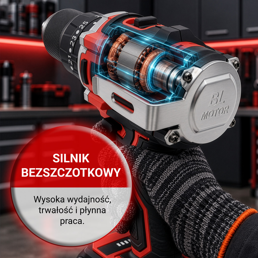 Werkberg Pro WKRKQ103 avvitatore a batteria brushless 2 batterie