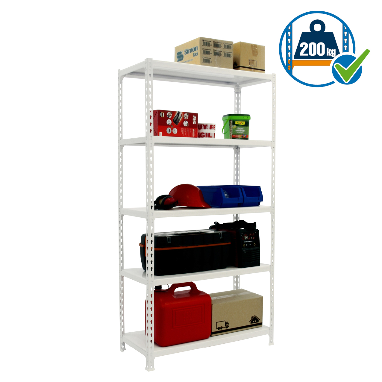 Simonrack SimonClick 5 scaffale grande 5 ripiani 200 kg