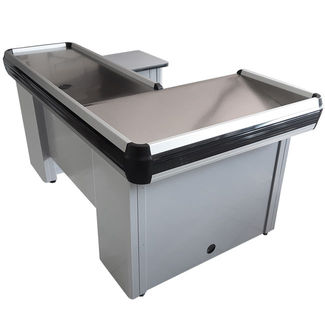 Agosistem banco cassa statico supermarket vasca inox