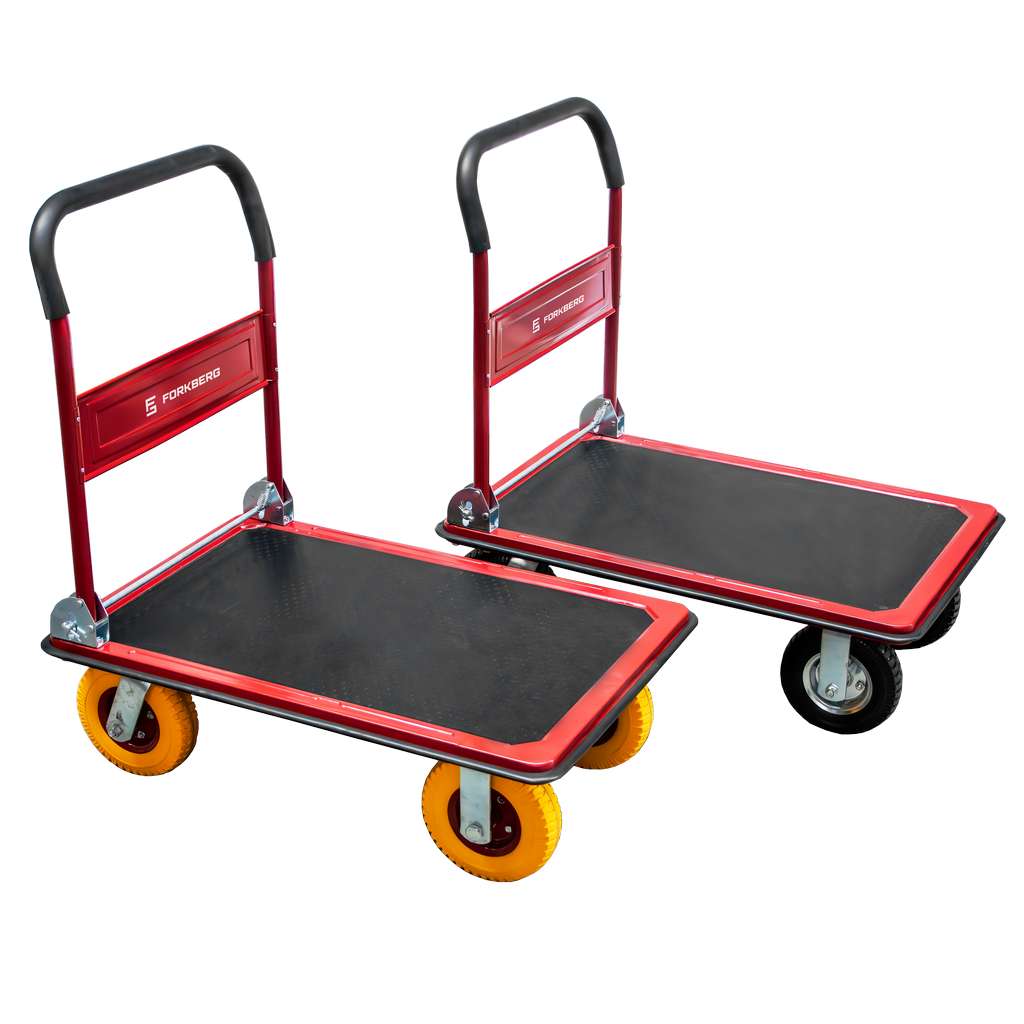 Forkberg Carrello Pianale 450 kg Poliuretano