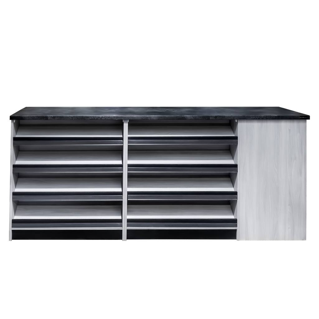 Mega-M H-113 banco cassa negozio 260 cm olmo liberty