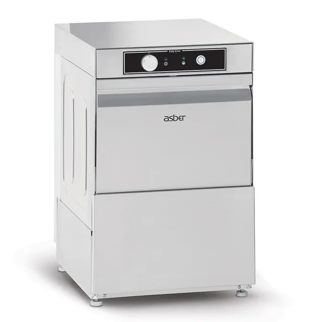Asber GE-350 B DD lavabicchieri 120s con pompa scarico