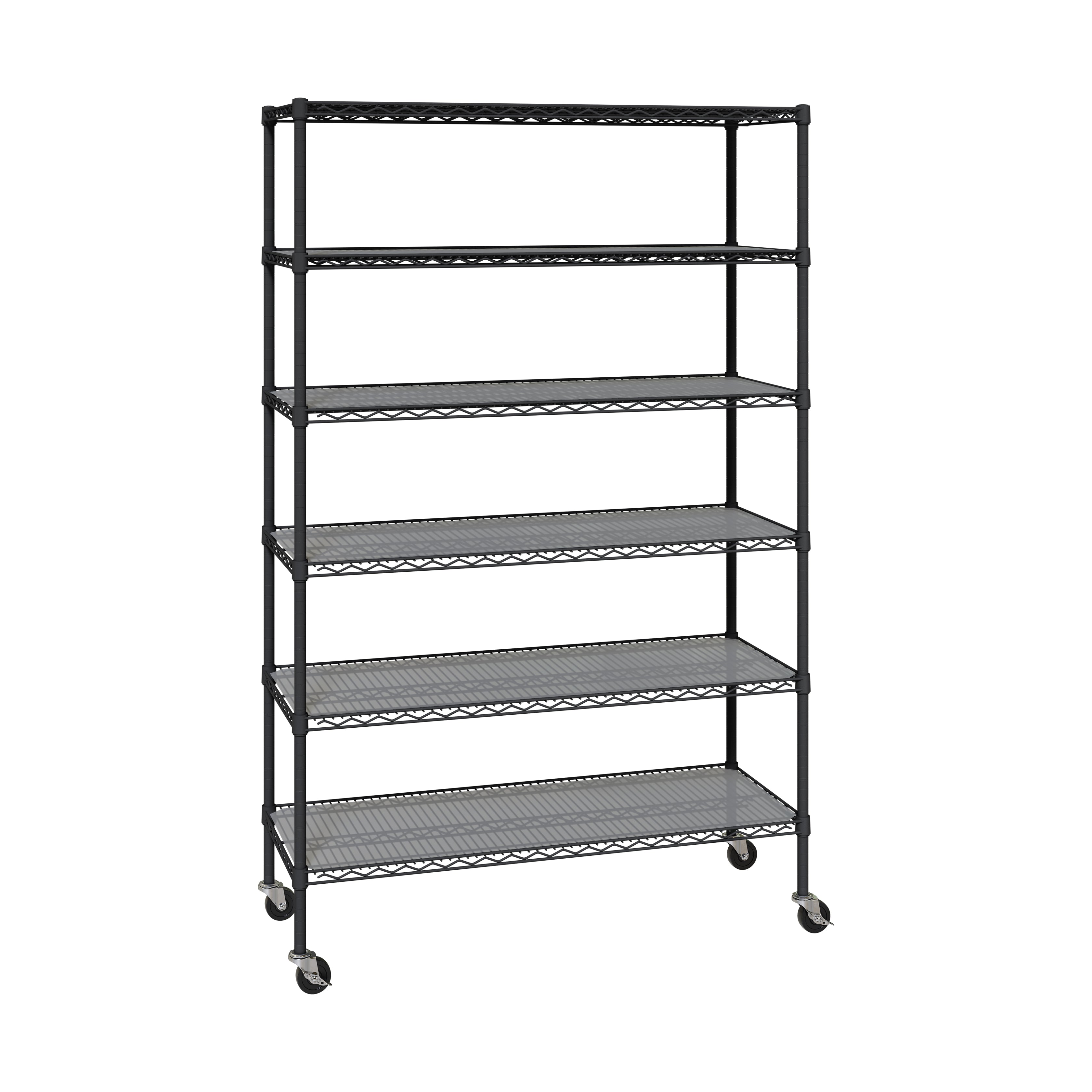 Seville Classics UltraDurable scaffale metallo 6 ripiani 122 cm