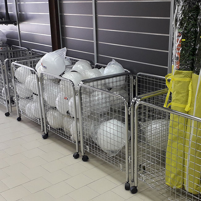 Agosistem cesta pieghevole base regolabile in altezza