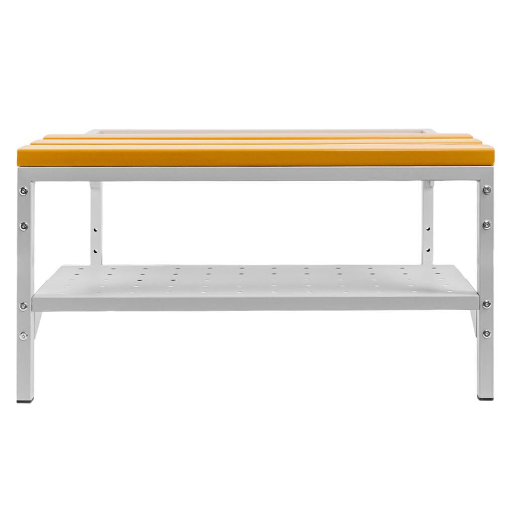 Mega-M panca spogliatoio WPC 80x80x43 cm portascarpe