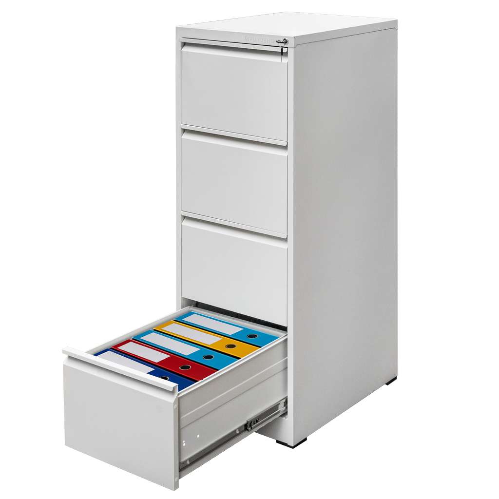 Furvero W4S S/S Schedario metallo 4 cassetti 62x45x134