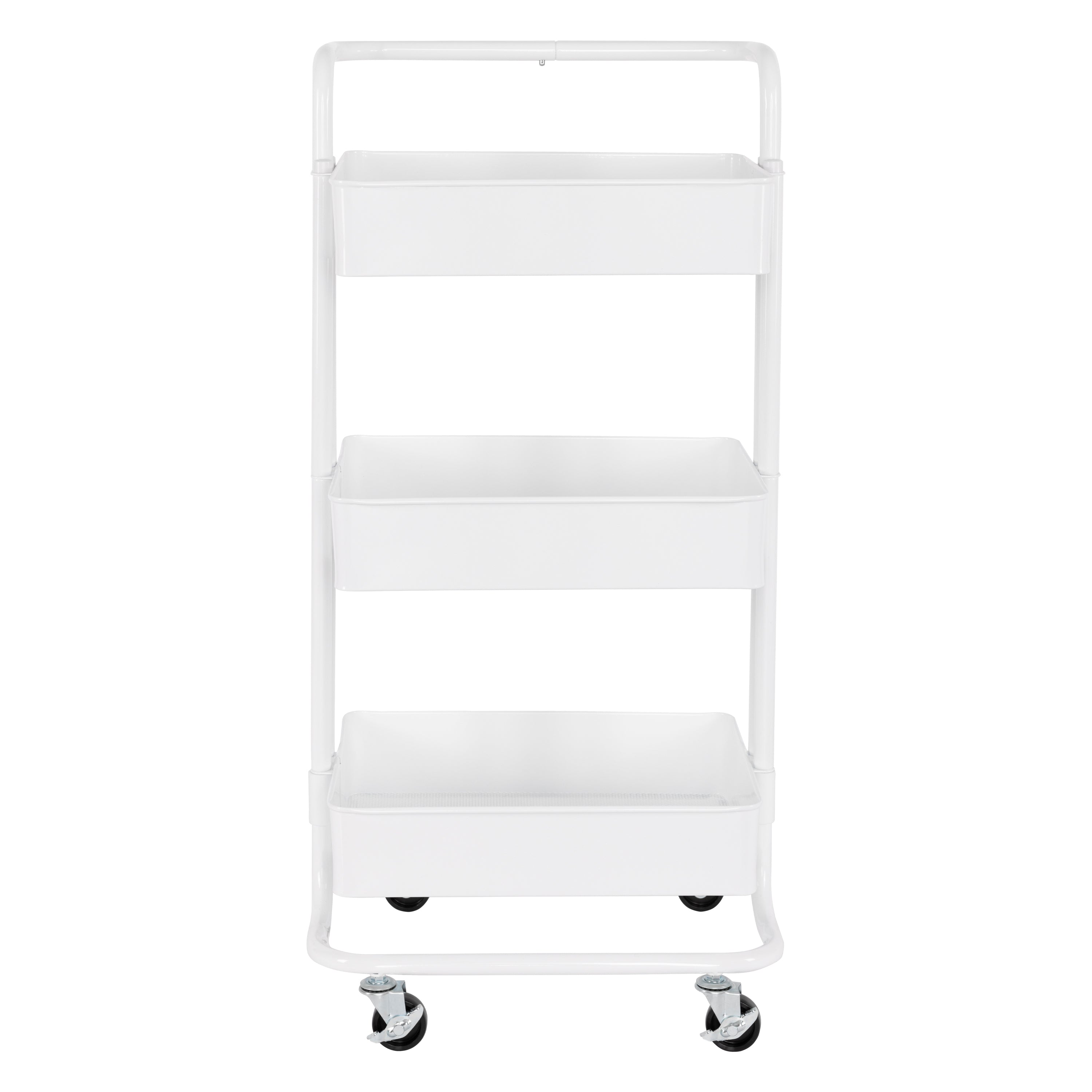 Seville Classics SHE20318B carrello acciaio 3 ripiani bianco