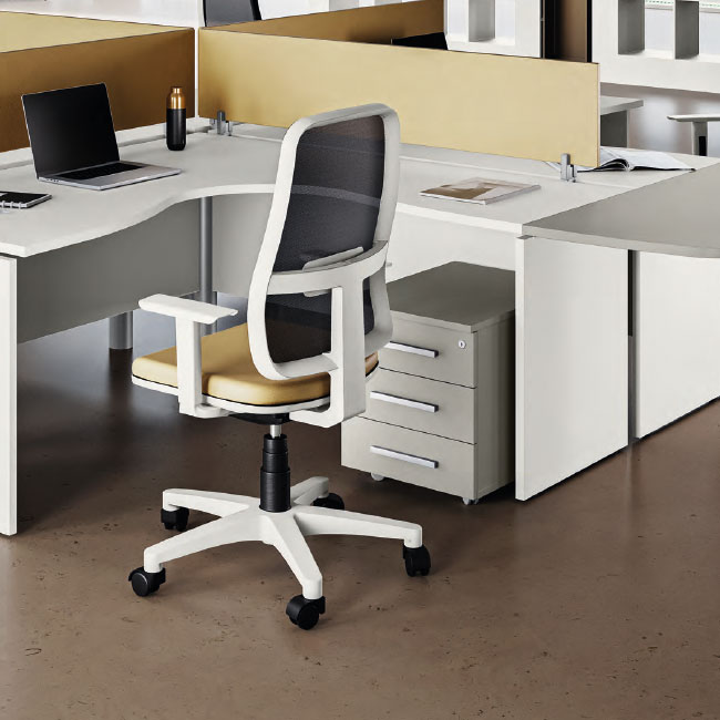 Agosistem Flycom ST516 cassettiera 3 cassetti 41x56x50 con serratura