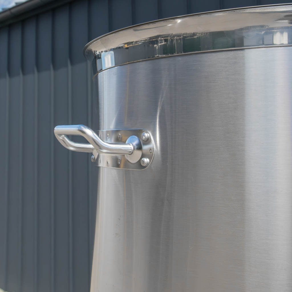 Mega-M Pro pentolone inox 225 L 60x80 cm con coperchio