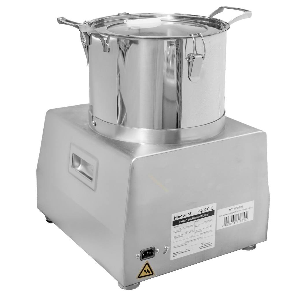 Mega-M cutter gastronomico inox 10 L 1100 W carne verdure