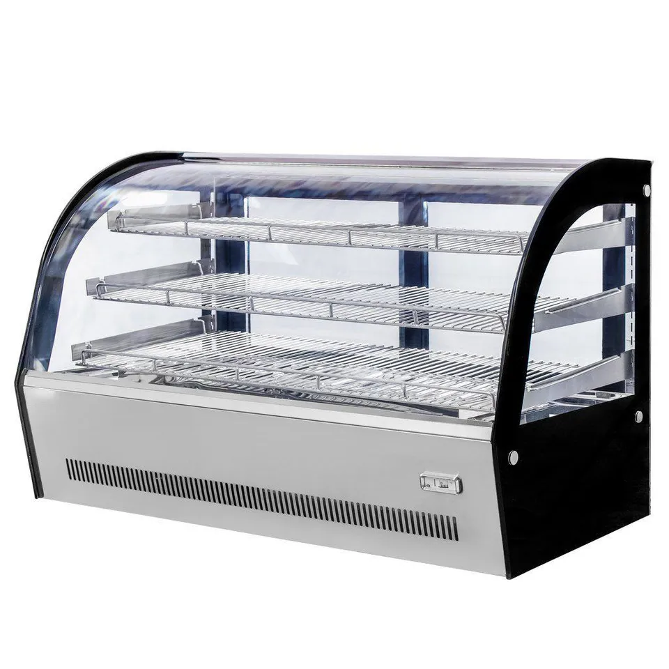 Mega-M Clara Mini S120 vetrina riscaldata da banco inox