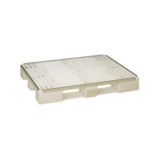 DR Scaffalature Kronos Athena Pallet Plastica Profili Bassi Bianco