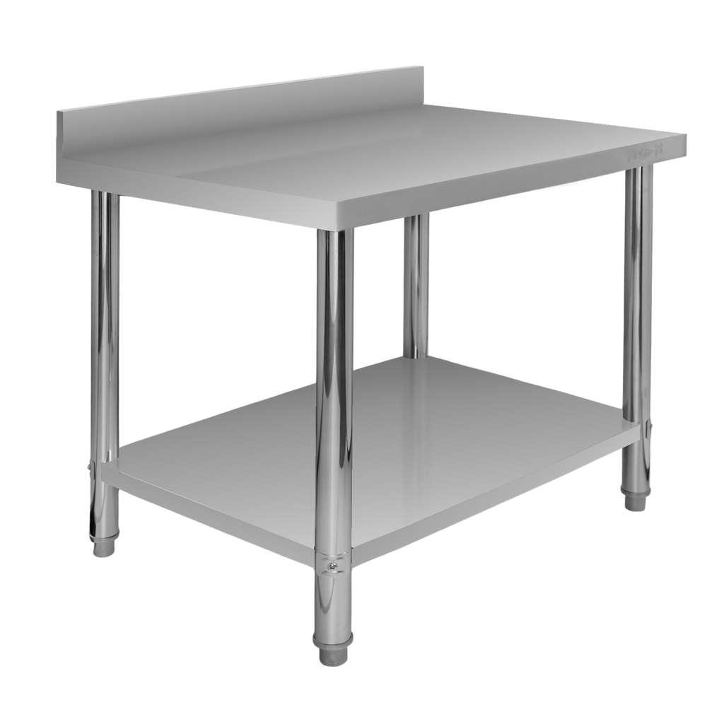 Mega-M X Standard tavolo inox 100x70x85 cm alzatina