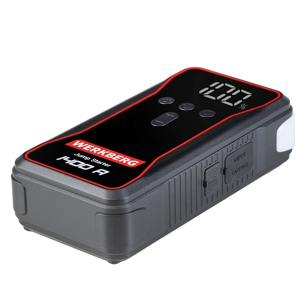 Werkberg AL002 avviatore batteria 18000mAh con compressore