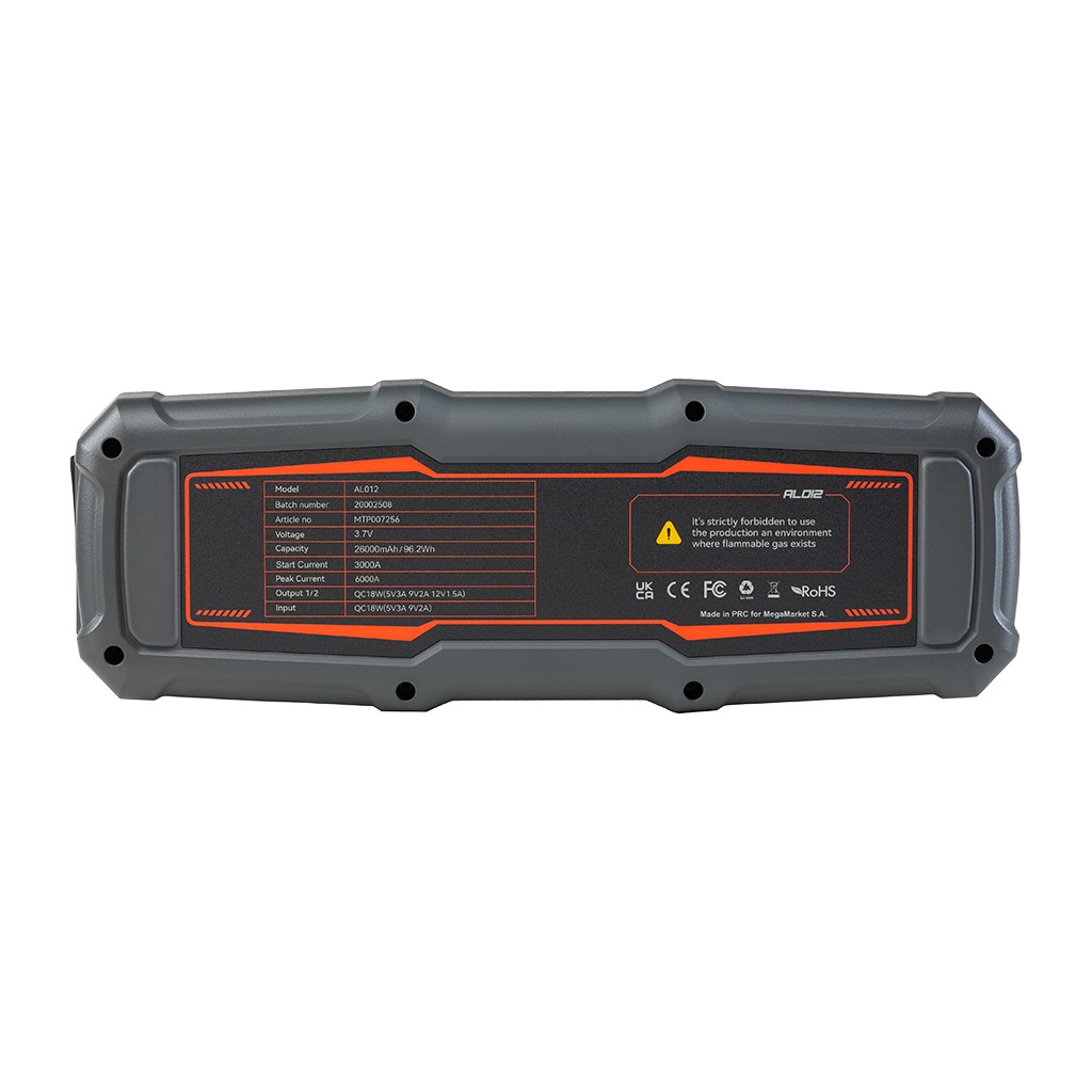Werkberg AL012 avviatore emergenza 26000 mAh 6000A