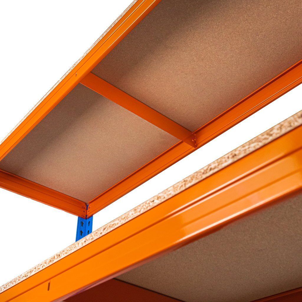 Mega-M Pro Max scaffale magazzino 4 ripiani 180x120x60 blu