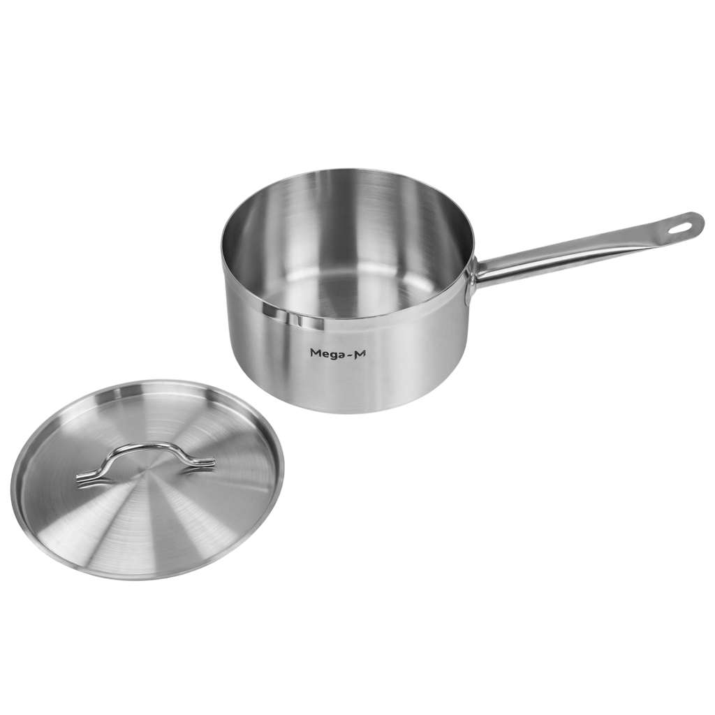 Mega-M PRO Casseruola Acciaio Inox 5 L 22x12 cm Coperchio