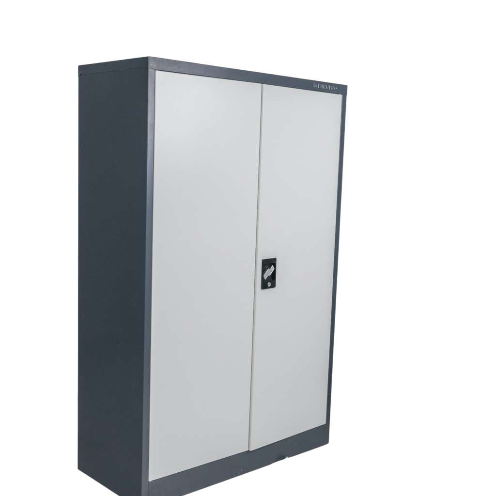 Furvero W-104 G/S Armadio Ufficio Metallo 90x40x140 cm Grafite
