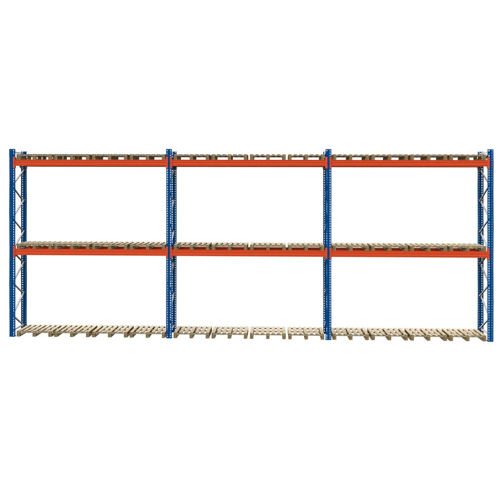 Mecalux H-450 L-1120 scaffale portapallet 0+2 livelli 36 posti
