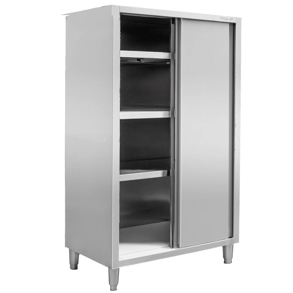 Mega-M 120x60x200 armadio gastronomico 2 porte scorrevoli inox