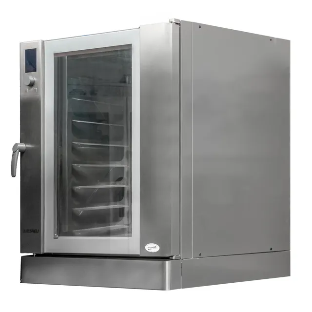 WIESHEU Euromat 64L forno a convezione vapore con base carrello