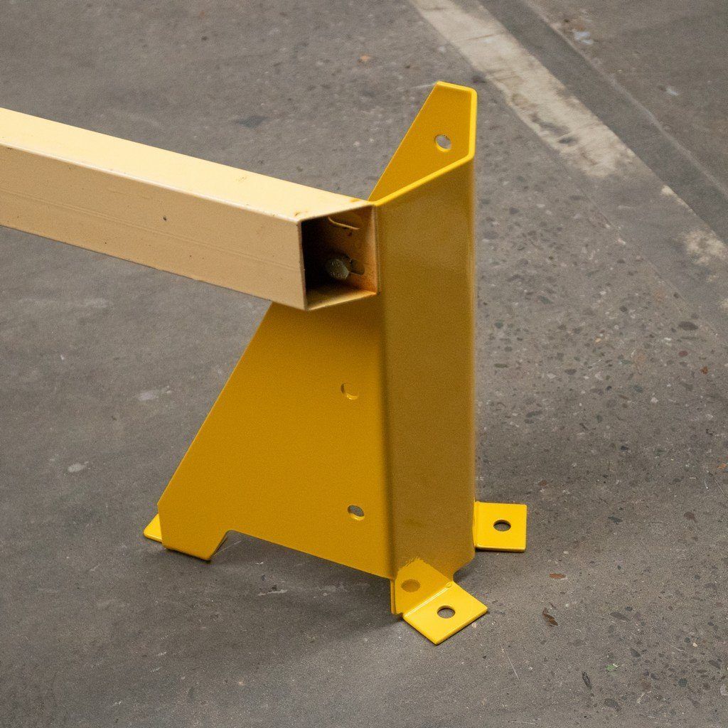 Paracolpo frontale scaffale portapallet 110 cm acciaio giallo