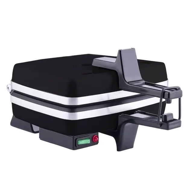 Dezal Babel Mini Piastra Waffle Bubble Nera 1300 W