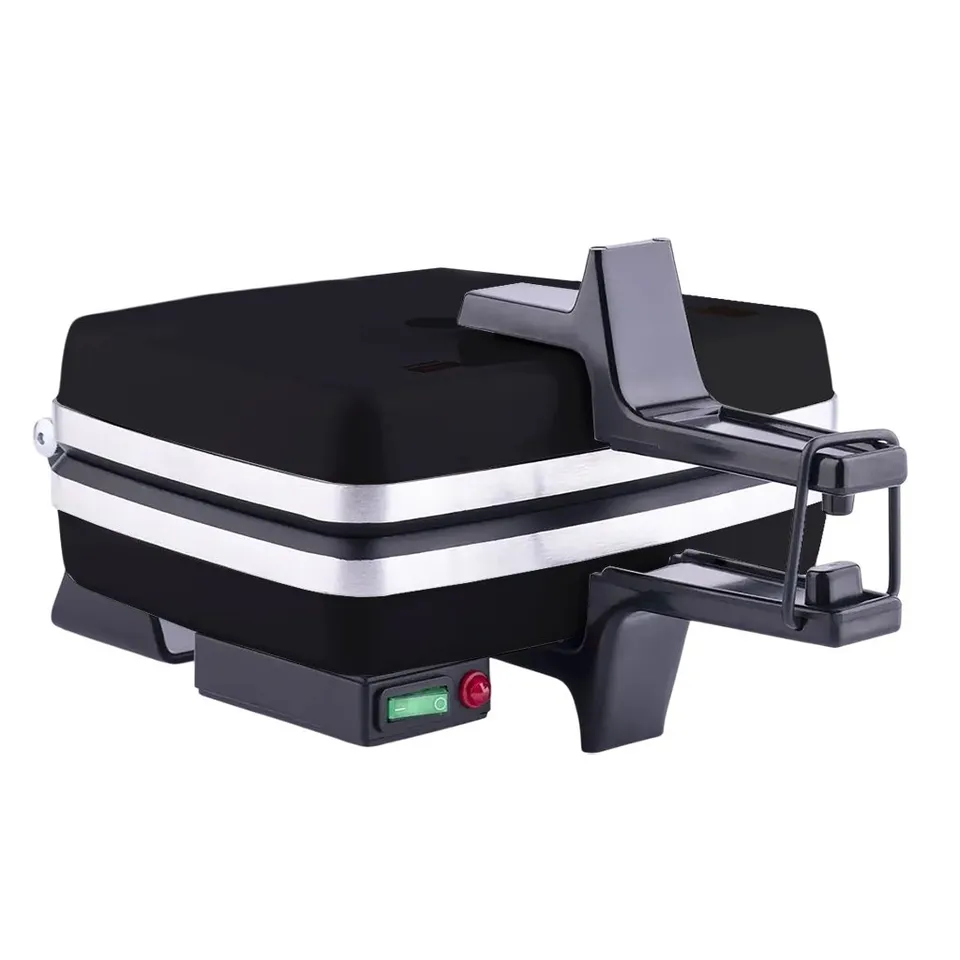 Dezal Babel Mini Piastra Waffle Bubble Nera 1300 W