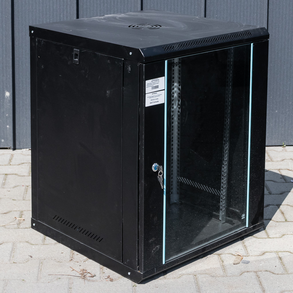 Mega-M 15U armadio rack 19” 60x60x75 nero sospeso