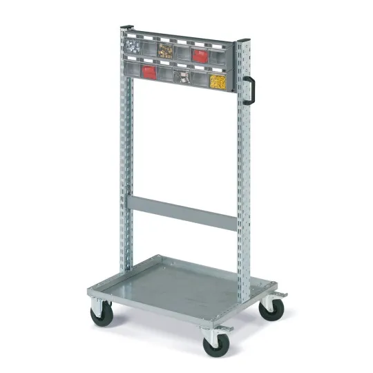 DR Scaffalature Fox Practibox Carrello 725x613x1430 mm kit 2 cassettiere