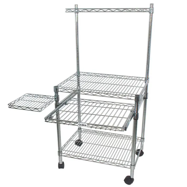 Agosistem Joy PcRoof portacomputer filo cromato 90x45 cm