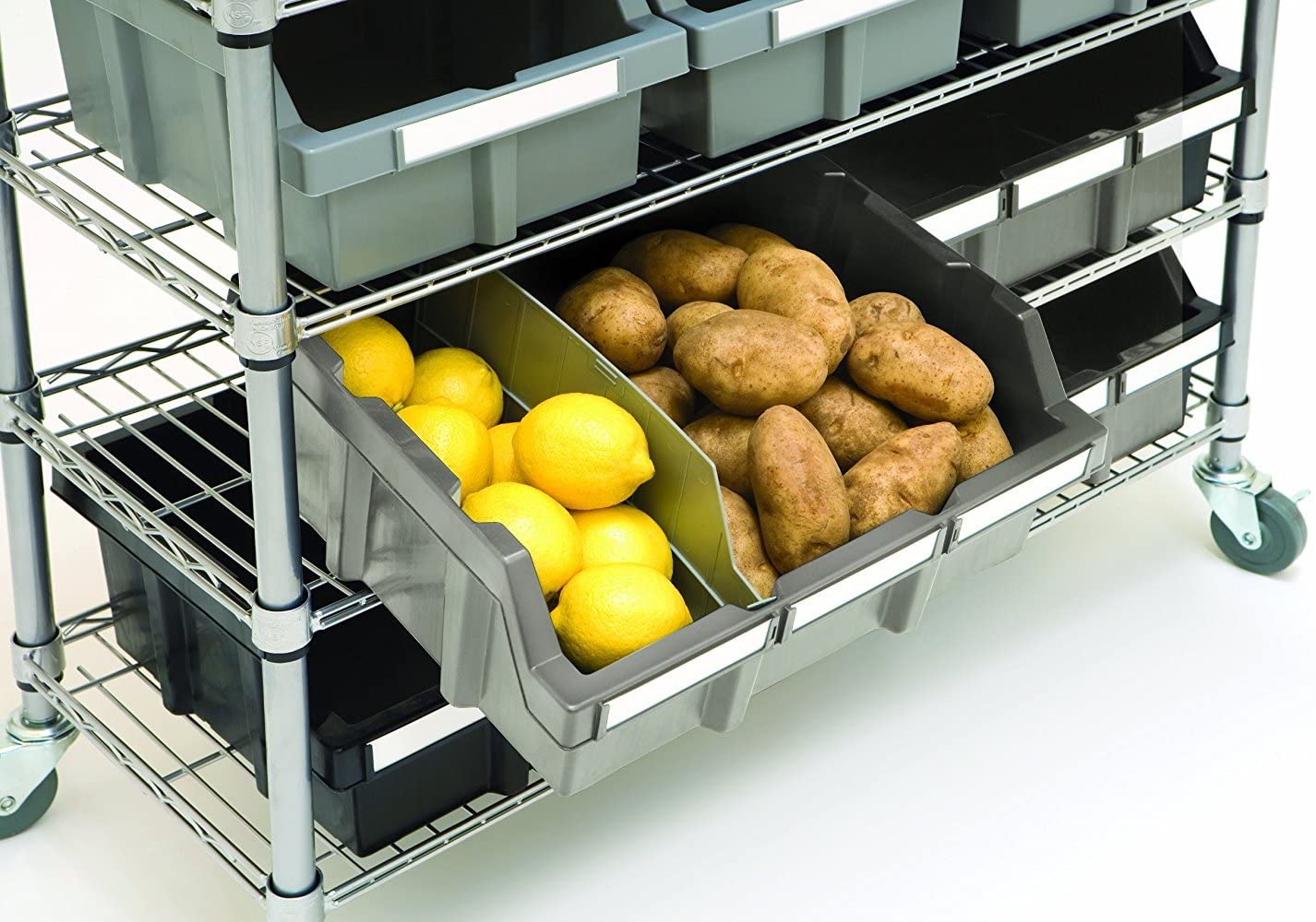 Seville Classics scaffale portabox 16 contenitori 91x36 cm NSF