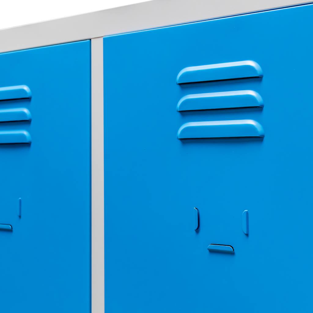 Mega-M S-80 armadio spogliatoio divisorio grigio-blu